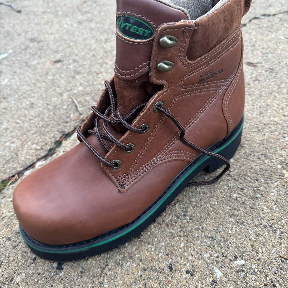 Brown Leather Boots Men's US 9